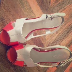 High heel Nine West Leather Sandals